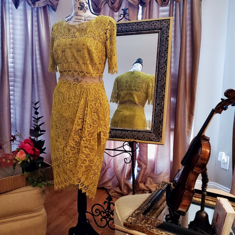 Lace and Beaded Dress